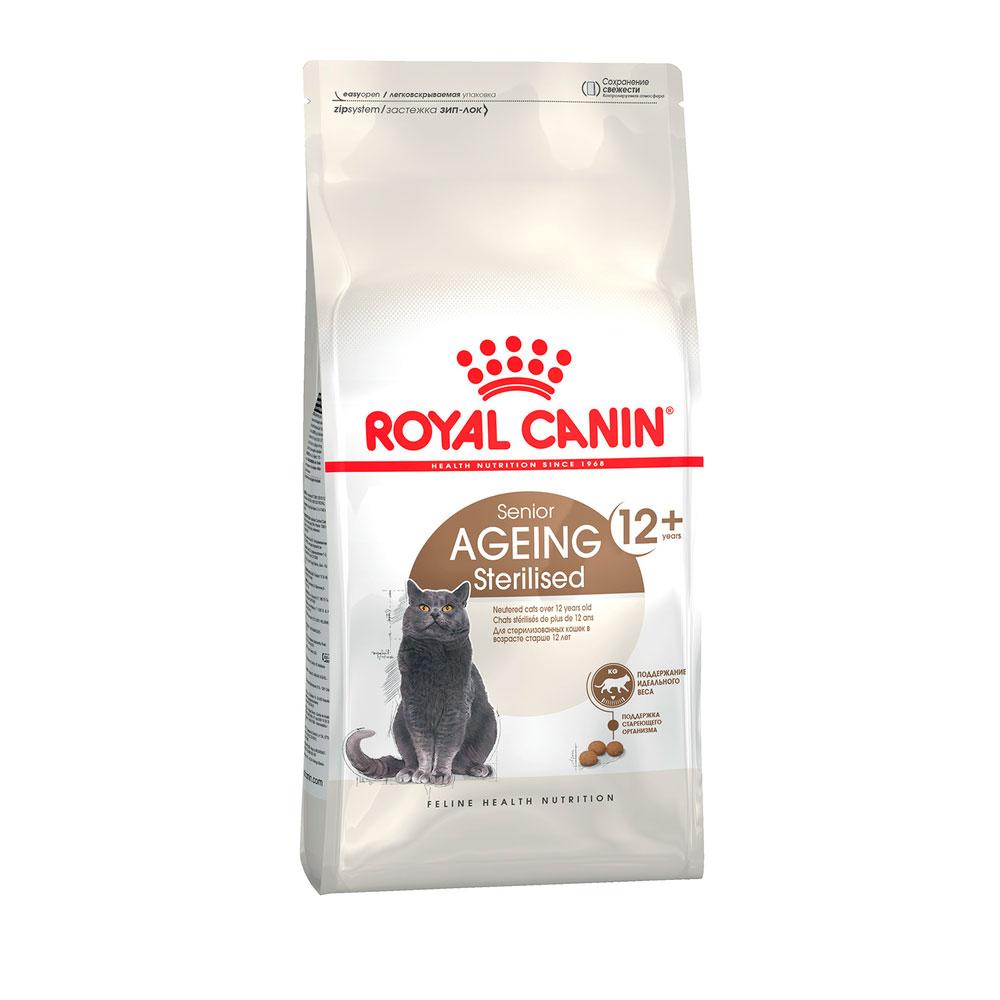 Royal Canin Ageing Sterilised 12+ Сухой корм для стерилизованных кошек старше 12 лет, 2 кг