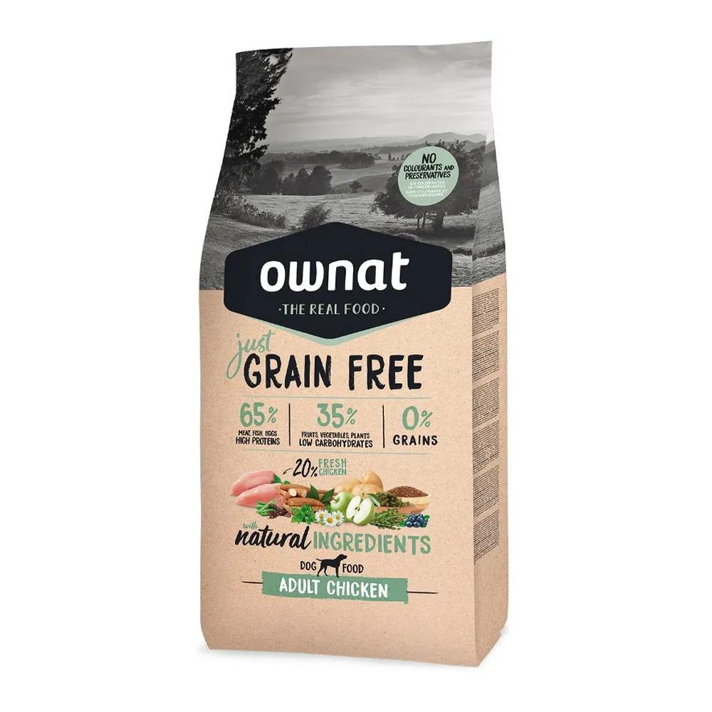 Ownat Adult Grain Free Сухой корм для взрослых собак, с курицей, 3 кг