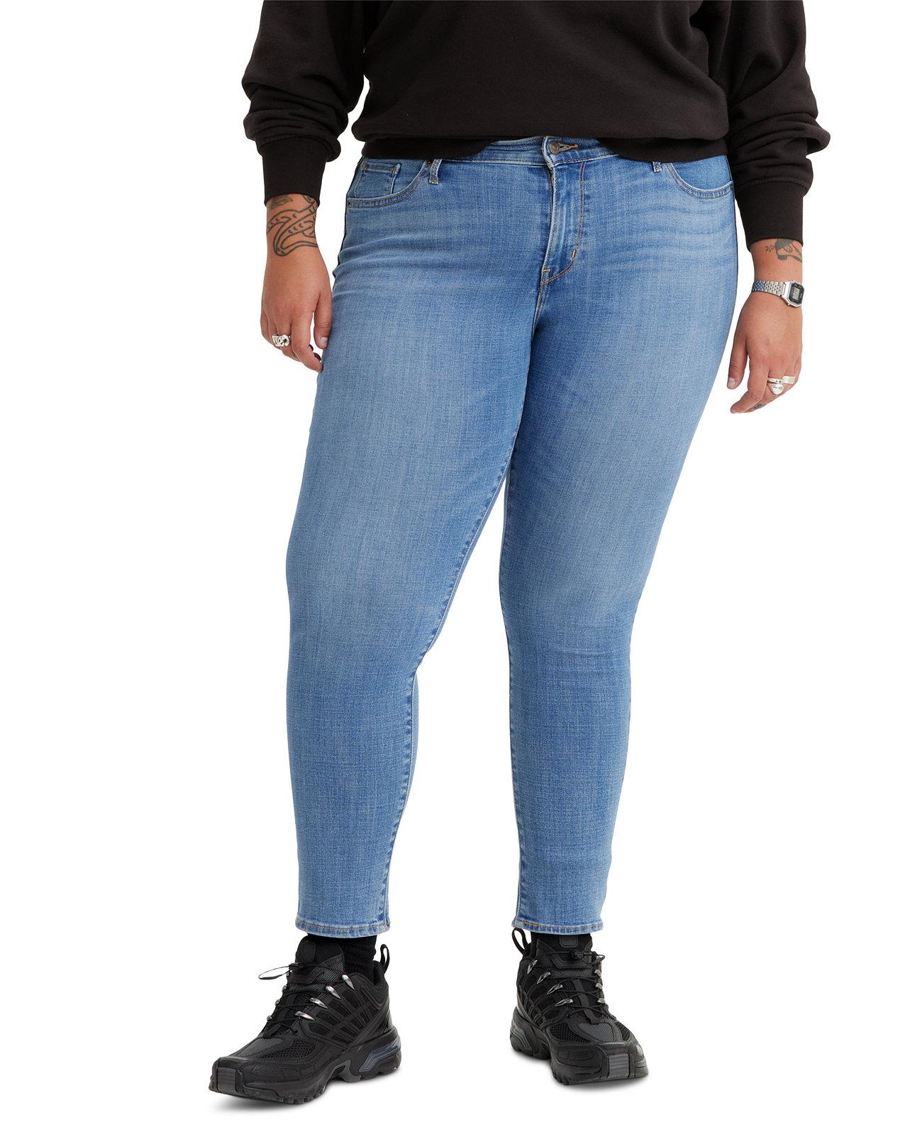 Рваные джинсы скинни Trendy больших размеров 711