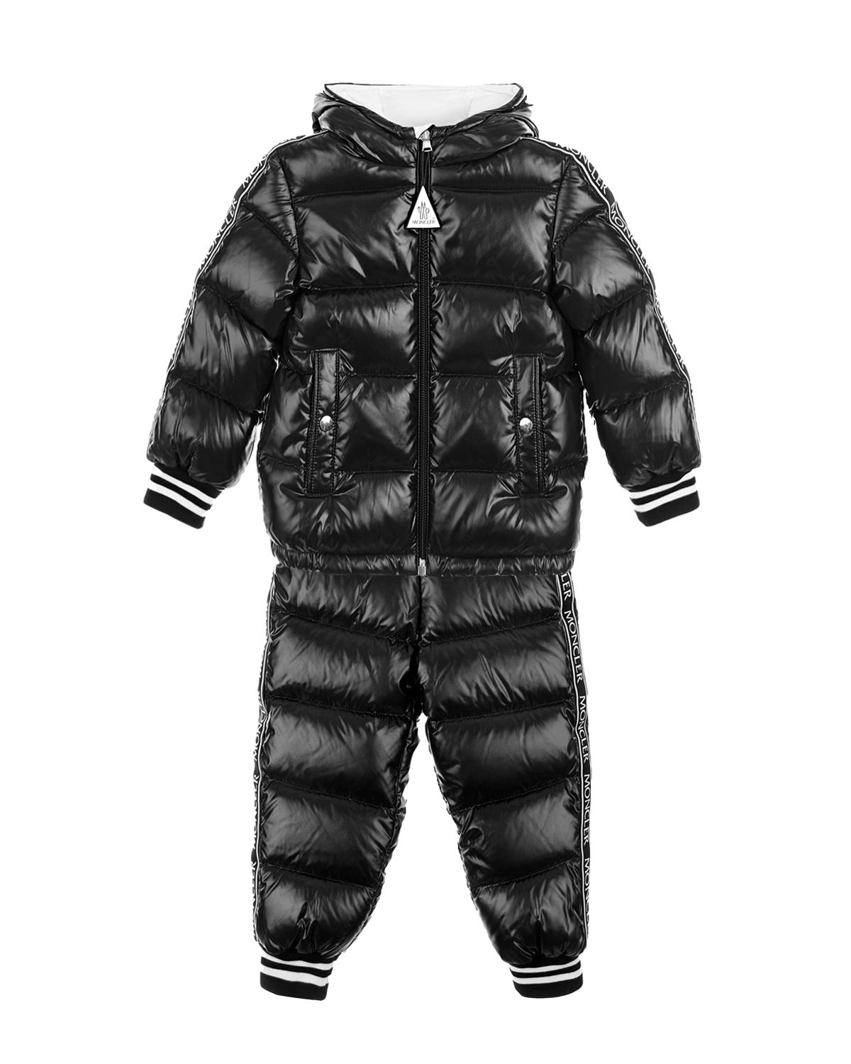 Комплект: куртка и полукомбинезон, черный Moncler