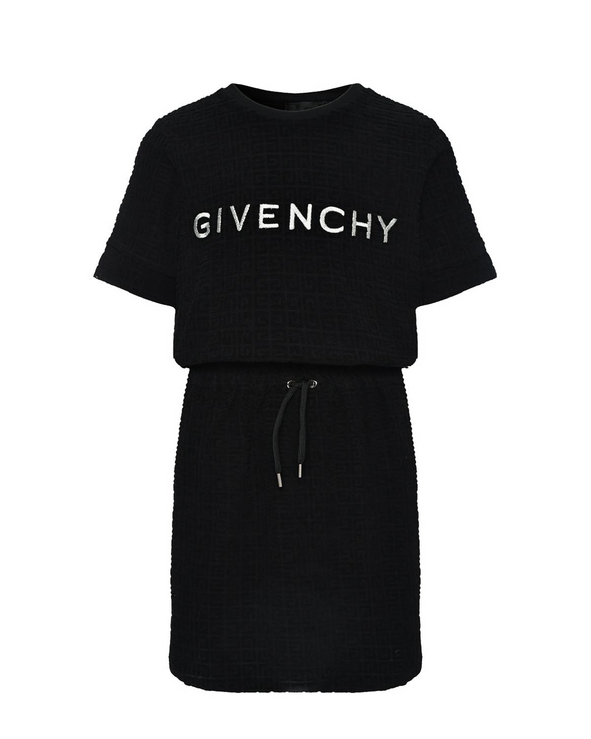 Платье с лого на груди Givenchy