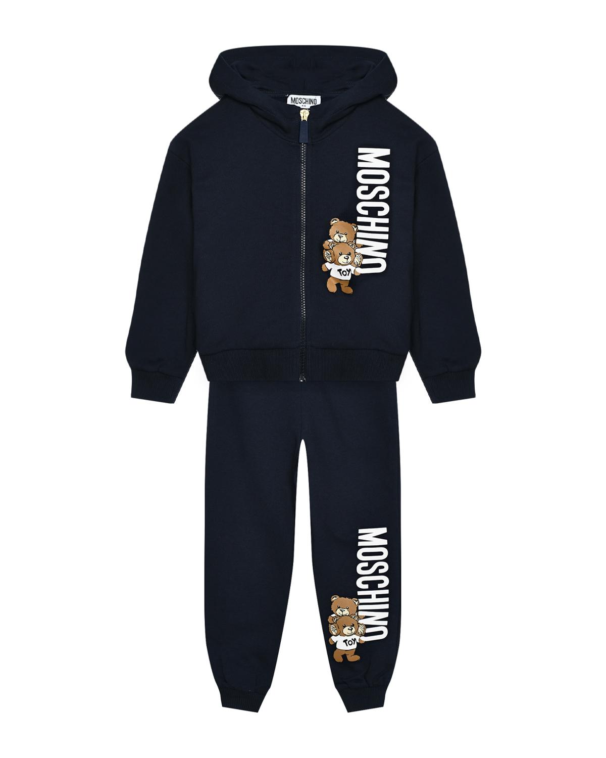 Спортивный костюм с лого, синий Moschino