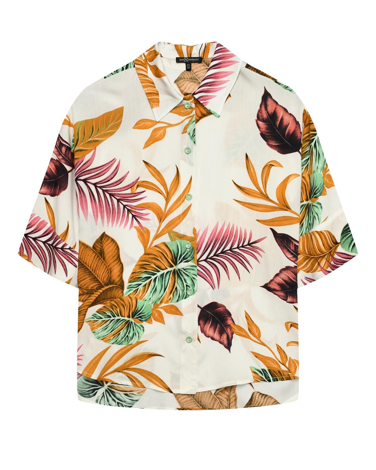 Dan Maralex | Рубашка с принтом "тропики" Dan Maralex