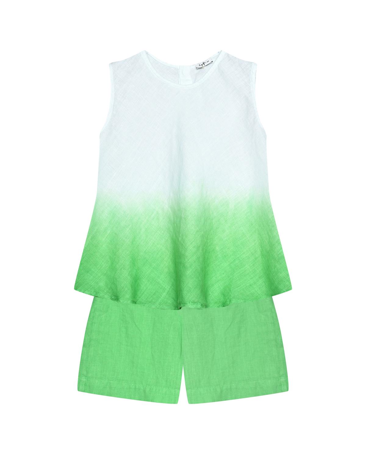 IL Gufo | Комплект детский блуза + брюки, зеленый IL Gufo