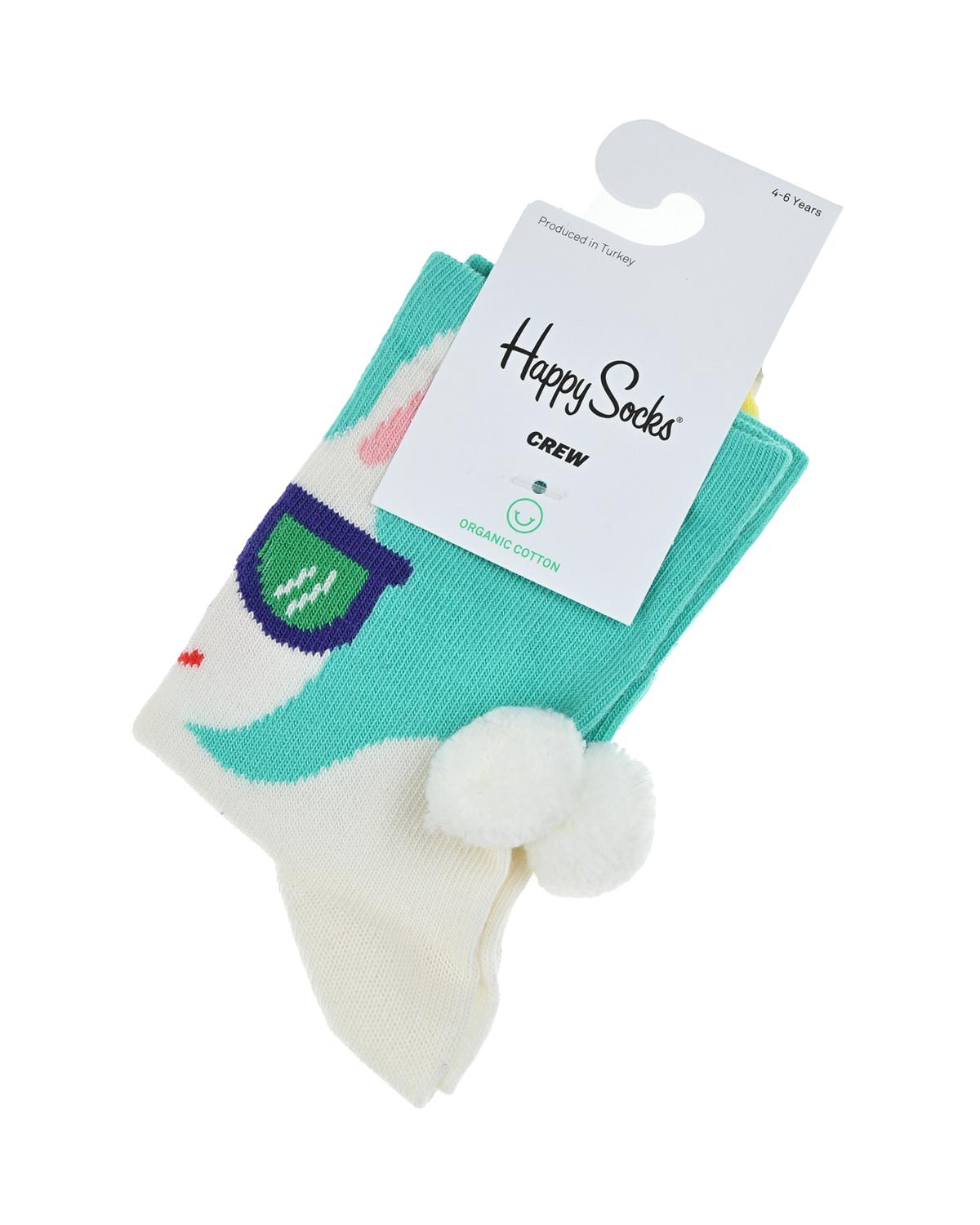 Носки с декором "заяц" Happy Socks