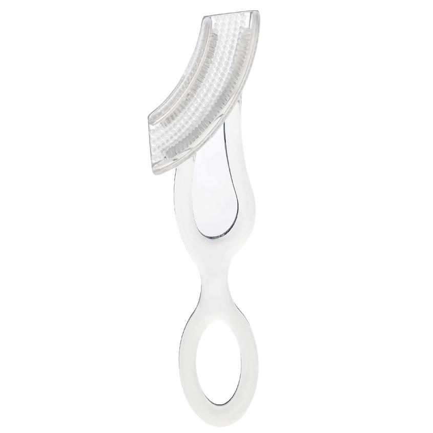 CS MEDICA Силиконовая жевательная зубная щетка KIDS CS-501. Прозрачный