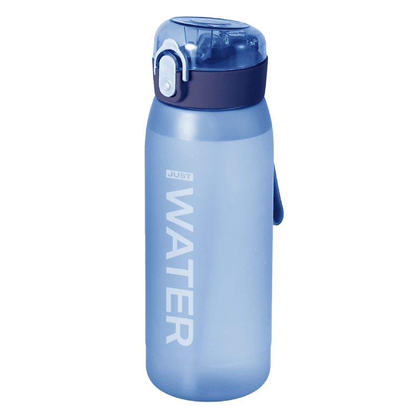 SHARK FIT Бутылка для воды спортивная с трубочкой 550 мл. Синий