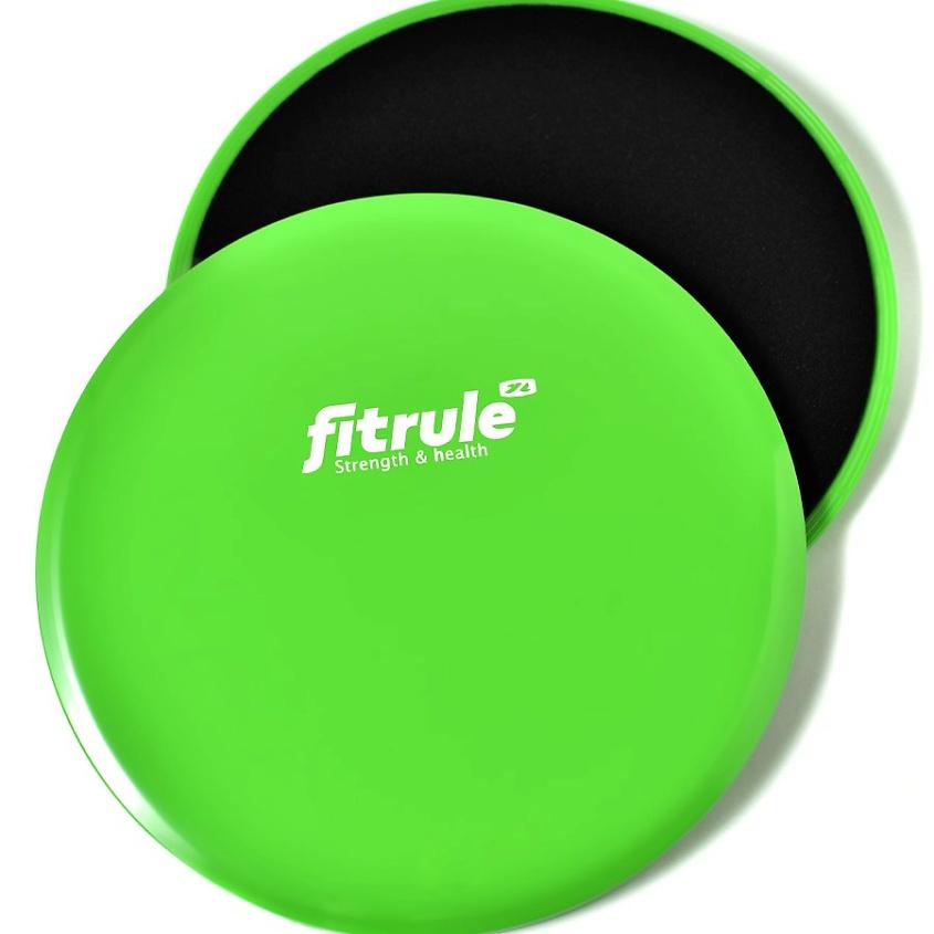 FITRULE | FITRULE Скользящие диски для фитнеса, глайдинг диски, 2 шт. Зеленый