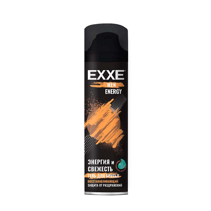 EXXE MEN Гель для бритья Восстанавливающий ENERGY. 200 мл
