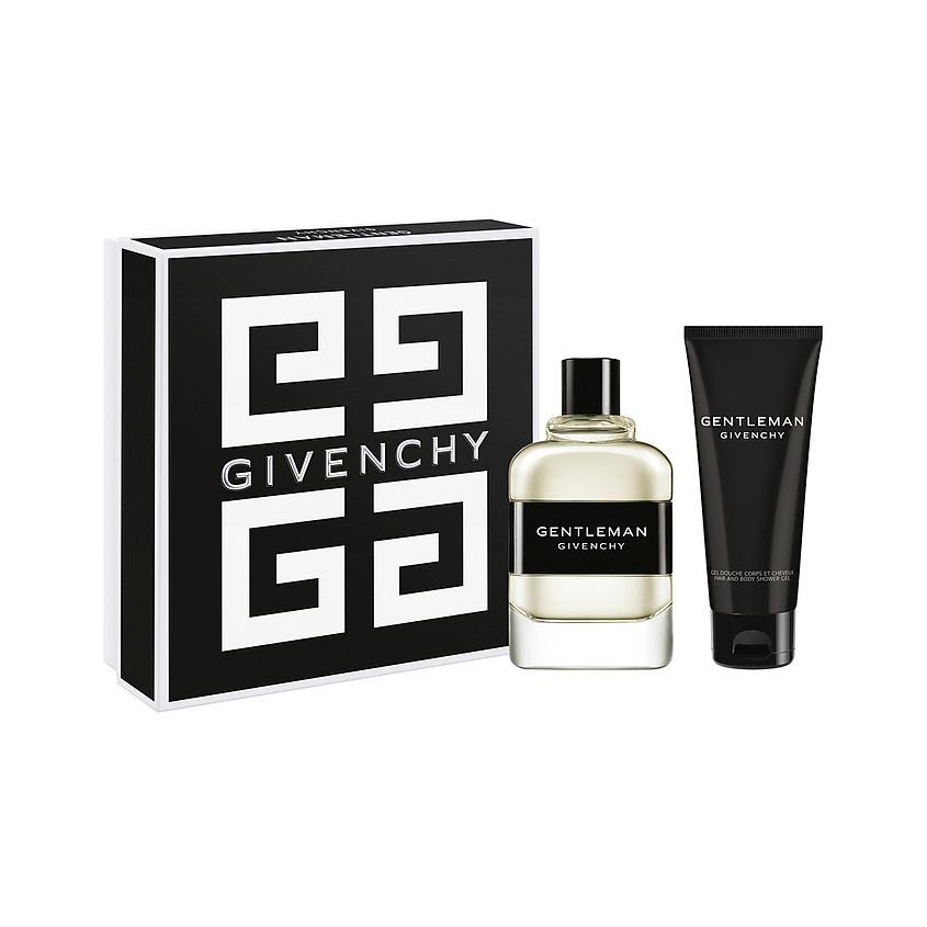 GIVENCHY Мужской подарочный набор Givenchy Gentleman Eau de Toilette. Туалетная вода, спрей 50 мл + Гель для душа, 75 мл