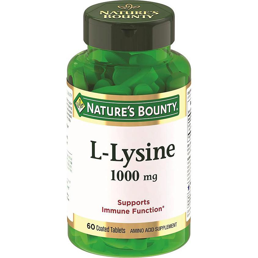 NATURE'S BOUNTY | NATURE'S BOUNTY L-Лизин 1555 мг. 60 шт.