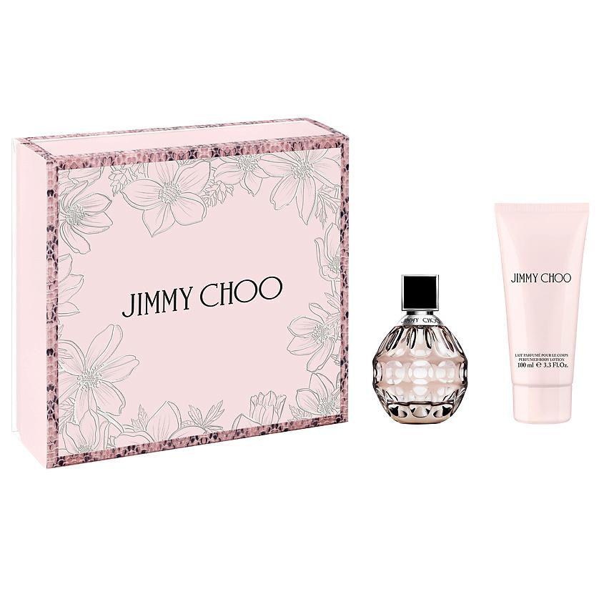 JIMMY CHOO Подарочный набор женский JIMMY CHOO Eau de Parfum. Парфюмерная вода, спрей 60 мл + Лосьон для тела 100 мл