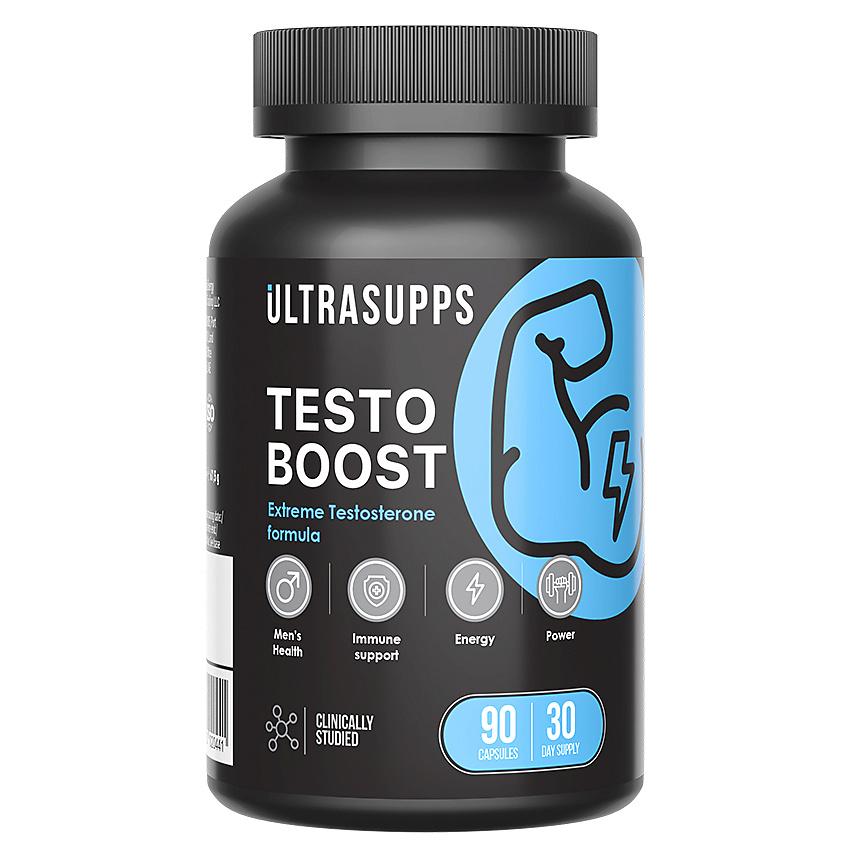 ULTRASUPPS Комплекс для повышения тестостерона Testo Boost. 90 капсул