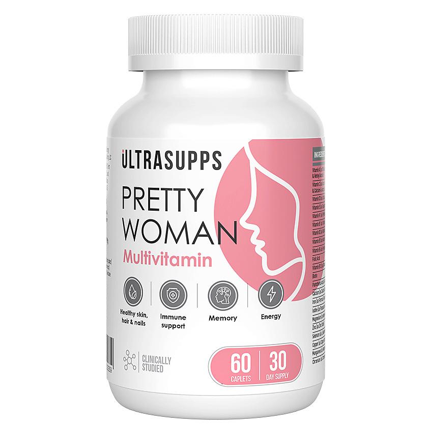 ULTRASUPPS Витаминно-минеральный комплекс для женщин Pretty Woman. 60 таблеток