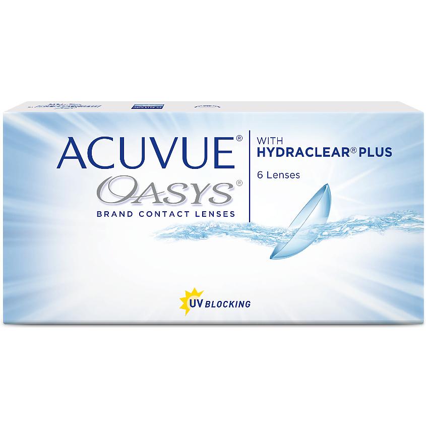 ACUVUE Двухнедельные контактные линзы ACUVUE OASYS with HYDRACLEAR PLUS. -1.00 / 8.4 / 14 / 6 шт.