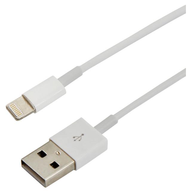 кабель USB 2.0-Lightning REXANT 1,0м белый