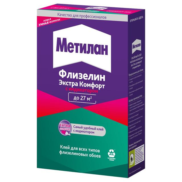 клей обойный METYLAN Флизелин Экстра Комфорт с индикатором 150 г, арт.3003722