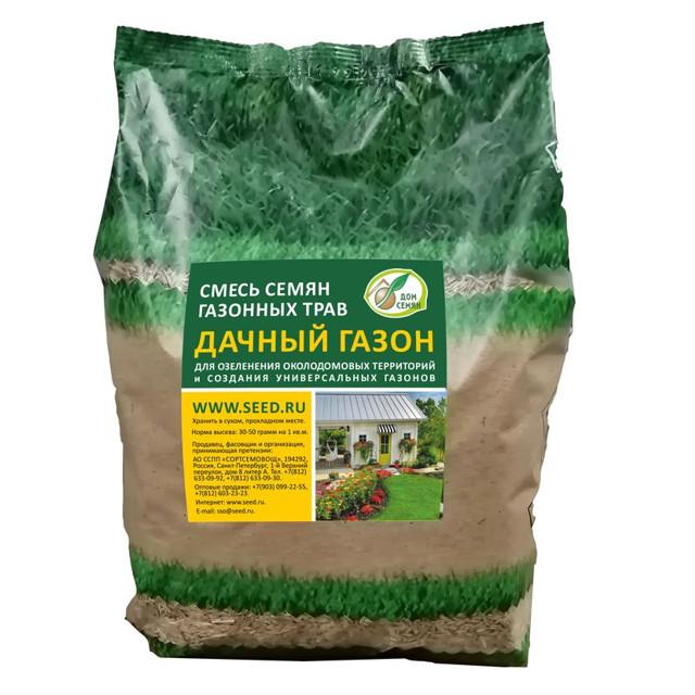 семена газонной травы Дачный 2,5 кг Дом Семян