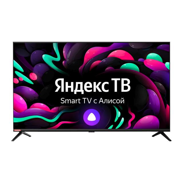 телевизор STARWIND SW-LED55UG400 55" 4K Smart Ultra HD, стальной