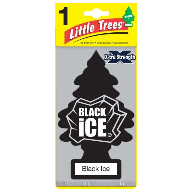 CAR-FRESHNER | ароматизатор LITTLE TREES Большая ёлочка Black Ice