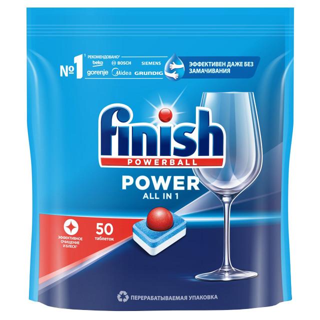 FINISH | таблетки для ПММ FINISH Power All in 1 50шт
