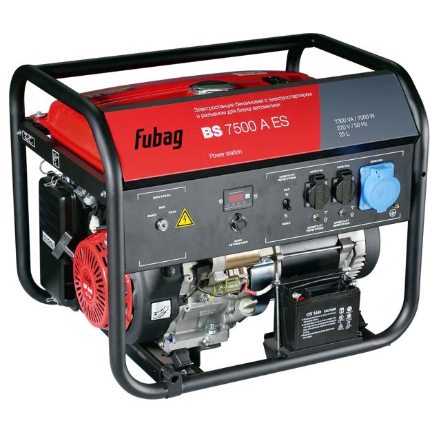 FUBAG | генератор бензиновый FUBAG BS 7500 A ES 7/7,5кВт электрозапуск