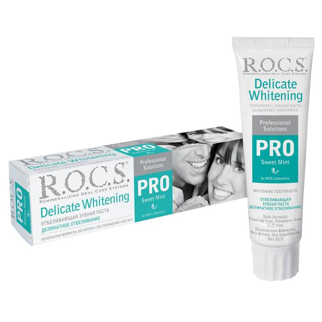 паста зубная R.O.C.S. Pro Delicate Whitening Sweet Mint 135г