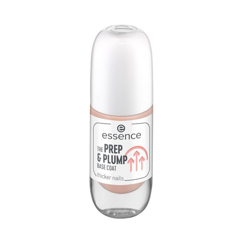 Базовое покрытие для ногтей `ESSENCE` THE PREP & PLUMP BASE COAT для утолщения тонких ногтей