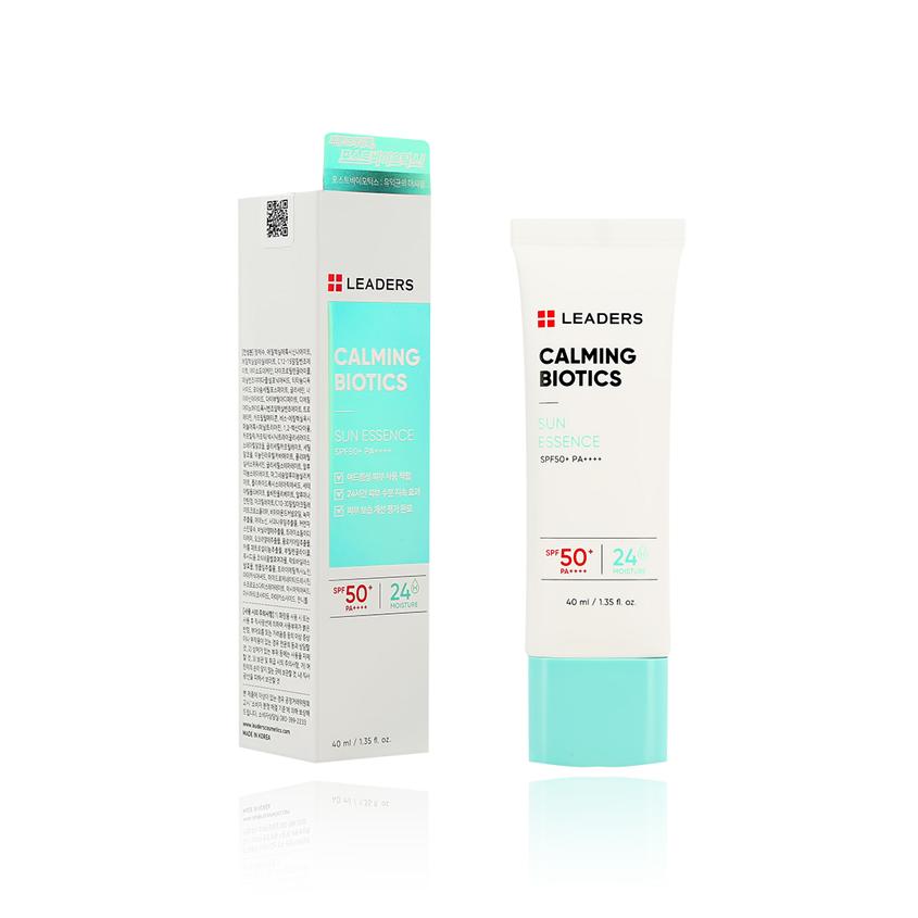 Эссенция для лица `LEADERS` CALMING BIOTICS увлажняющая SPF 50+ 40 мл