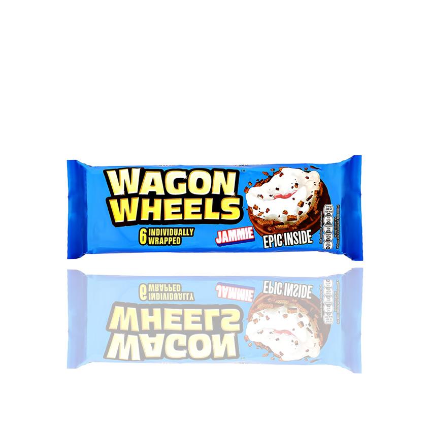 Печенье-суфле `WAGON WHEELS` с джемом и ароматом шоколада 228,6 г