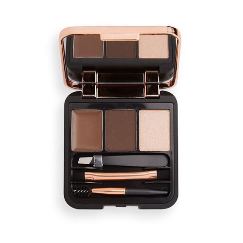 Набор для моделирования бровей `REVOLUTION` BROW SCULPT KIT тон dark brown