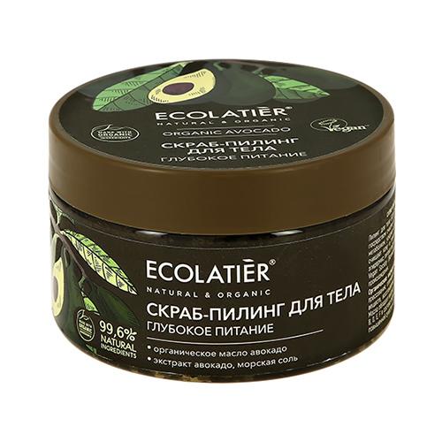 Скраб-пилинг для тела `ECOLATIER` ORGANIC AVOCADO Глубокое питание 300 г