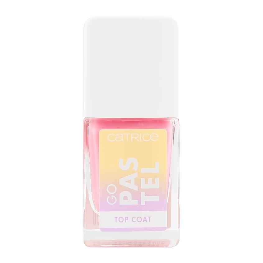 Топовое покрытие для ногтей `CATRICE` GO PASTEL TOP COAT тон 01 8 мл